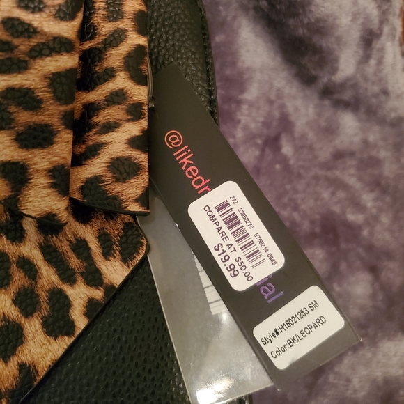 Leopard accent handbag - Picture 4 of 7